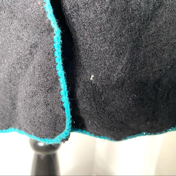 Norm Thompson Vintage Embroidered Wool Cardigan Sweater - Picture 15 of 15